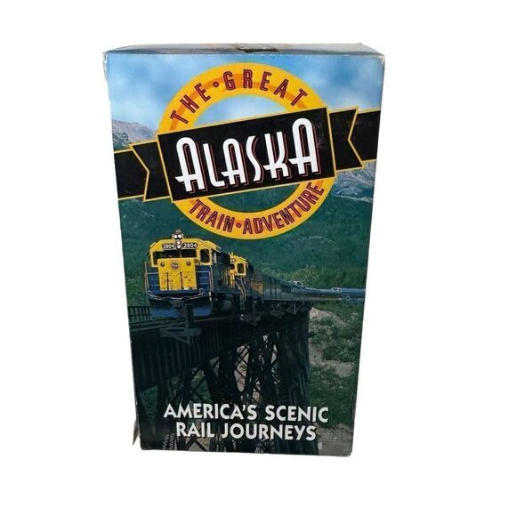 The Great Alaska Train Adventures VHS Railroads Boxed Tape Set 1996 Acorn Media - Picture 3 of 7